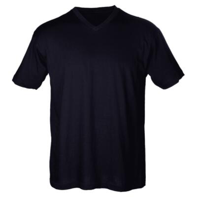 Men's Fine Jersey V-Neck T-Shirt Thumbnail