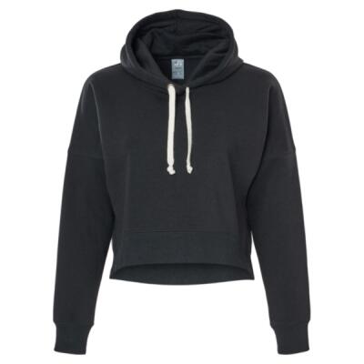 Women's Crop Hooded Sweatshirt Thumbnail