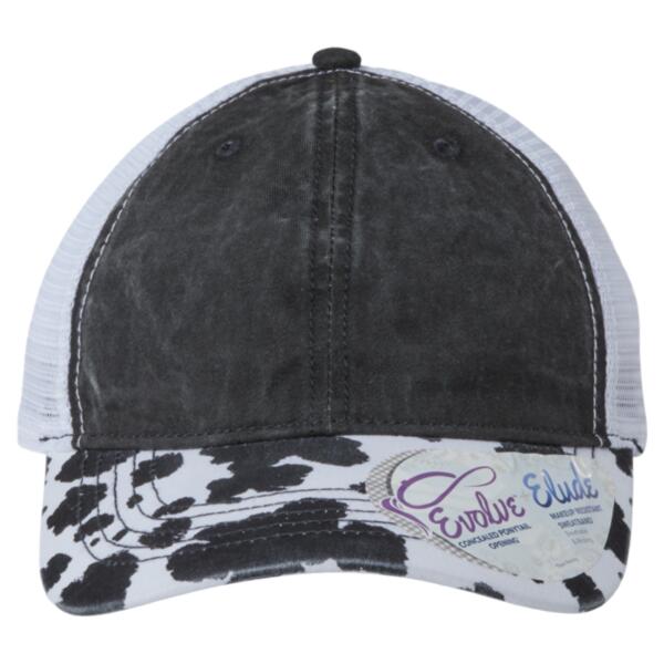 Women's Printed Bill with Mesh Back Cap Thumbnail