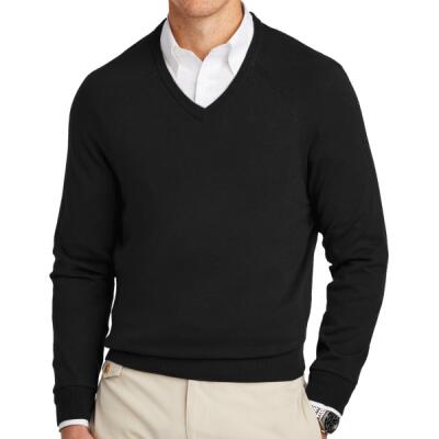 Cotton Stretch V Neck Sweater Thumbnail