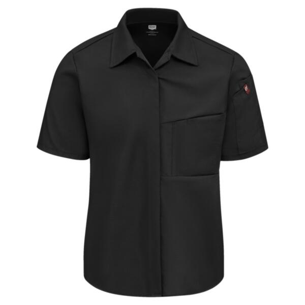 Women's Poplin Airflow Cook Shirt with OilBlok Thumbnail