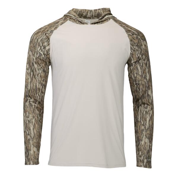 Men's Biloxi Performance Colorblocked Hooded Long Sleeve T-Shirt Thumbnail