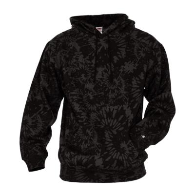 Unisex Tie-Dyed Triblend Hooded Sweatshirt Thumbnail