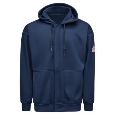 Men's Tall Full-Zip Fleece Hooded Sweatshirt Thumbnail