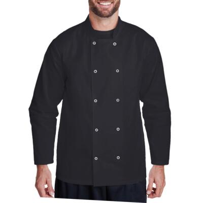 Unisex Ten Studded Front Chef Coat Thumbnail