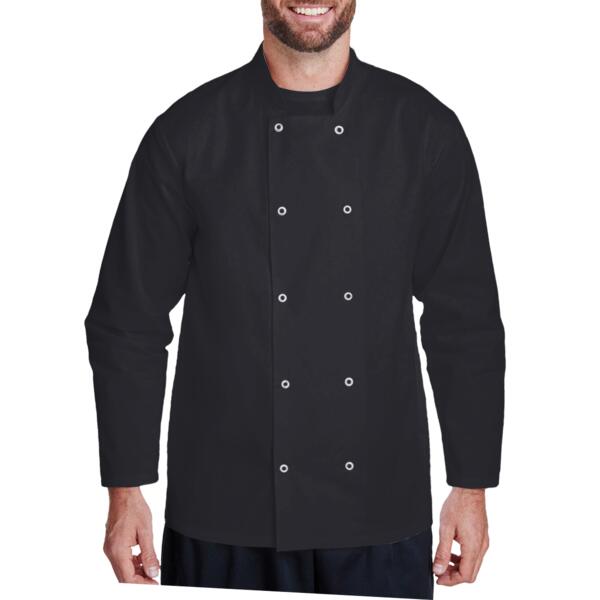 Unisex Ten Studded Front Chef Coat Thumbnail