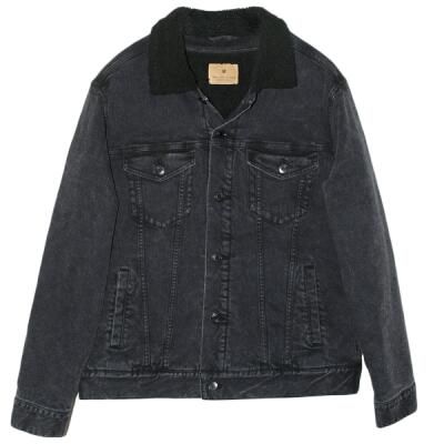Unisex Sherpa-Lined Denim Jacket Thumbnail