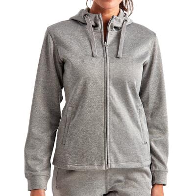 Women's Spun Dyed Full-Zip Hooded Sweatshirt Thumbnail