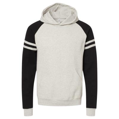 Unisex NuBlend ® Varsity Colorblock Hooded Sweatshirt Thumbnail