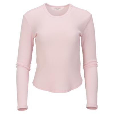 Women's Waffle Knit Baby Long Sleeve T-Shirt Thumbnail