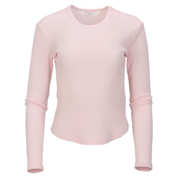 Women's Waffle Knit Baby Long Sleeve T-Shirt Thumbnail