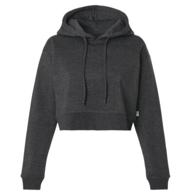 Women's Cropped Fleece Hooded Sweatshirt Thumbnail