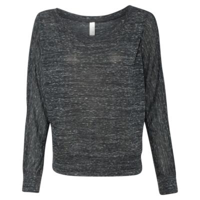 Women’s Flowy Off Shoulder Long Sleeve Tee Thumbnail