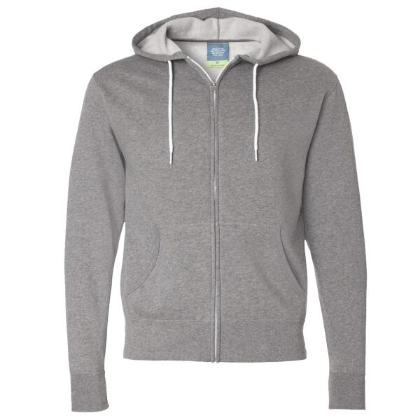 Unisex Lightweight Full-Zip Hooded Sweatshirt Thumbnail