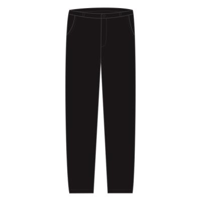 Men's Plain Front Casual Cotton Pants Thumbnail