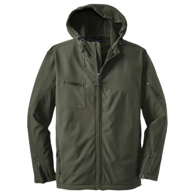 Textured Hooded Soft Shell Jacket Thumbnail