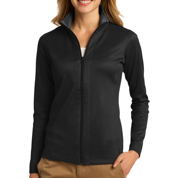 Women's Vertical Texture Full Zip Jacket Thumbnail