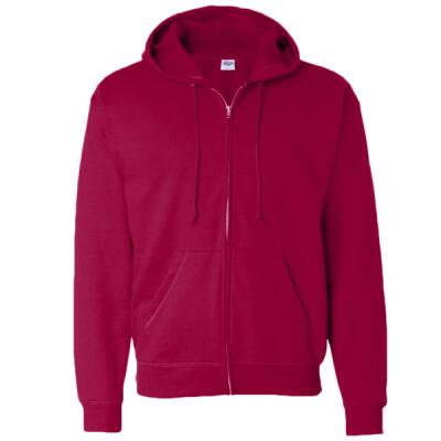 Unisex EcoSmart® Full-Zip Hooded Sweatshirt Thumbnail