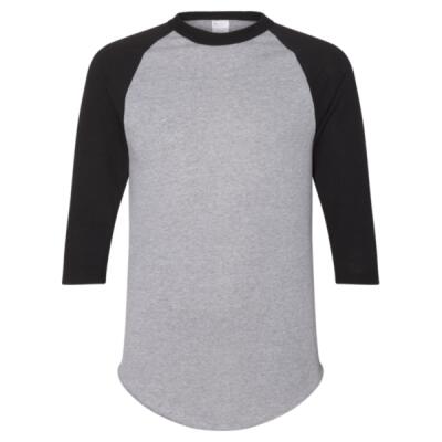 Unisex Three-Quarter Raglan Sleeve Baseball Jersey T-Shirt Thumbnail