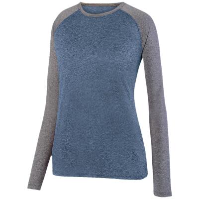 Women's Kinergy Two Color Long Sleeve Raglan T-Shirt Thumbnail