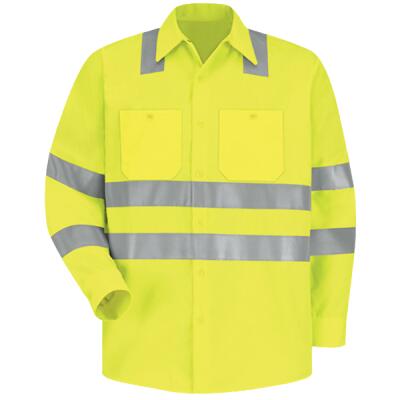 Men's Tall High Visibility Work Shirt Thumbnail