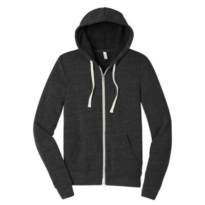 Unisex Triblend Sponge Fleece Full Zip Hoodie Thumbnail