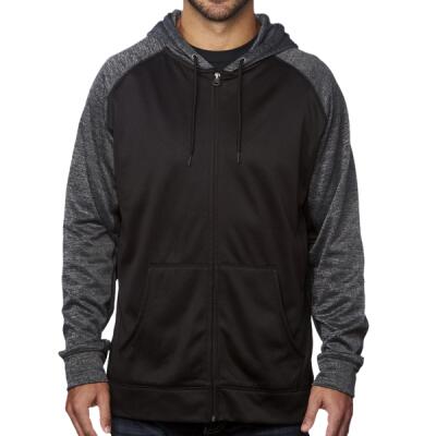 Men's Performance Raglan Full-Zip Sweatshirt Thumbnail