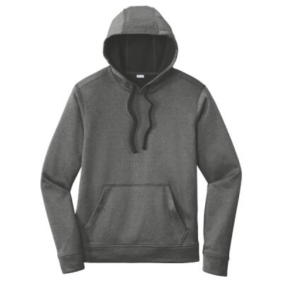 PosiCharge ® Sport Wick ® Heather Fleece Hooded Pullover Thumbnail
