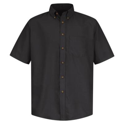 Men's Tall Poplin Short Sleeve Dress Shirt Thumbnail