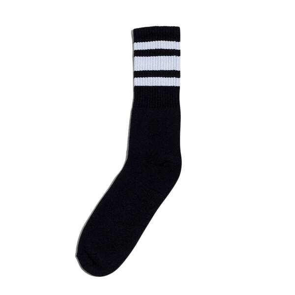 USA-Made Striped Crew Socks Thumbnail
