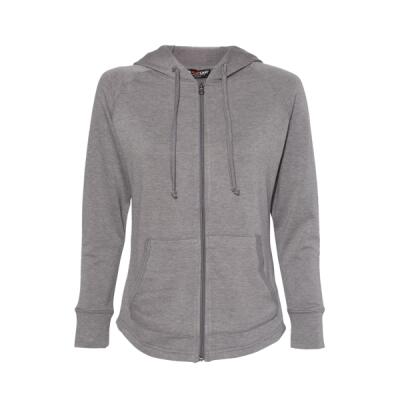 Women’s HeatLast™ Fleece Faux Cashmere Full-Zip Hooded Sweatshirt Thumbnail