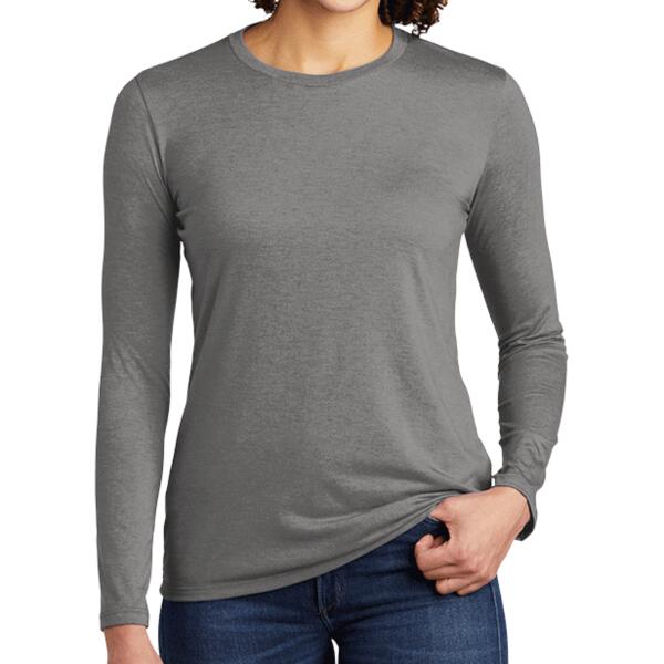 Women's Tri Blend Long Sleeve Tee Thumbnail