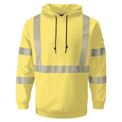 Men's Tall Hi-Visibility Hooded Sweatshirt Thumbnail