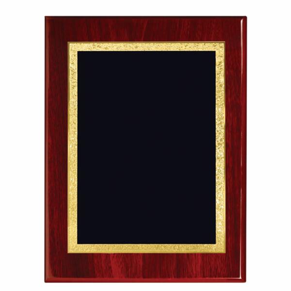 10 1/2" x 13" Value Rosewood Piano Finish Plaque Thumbnail