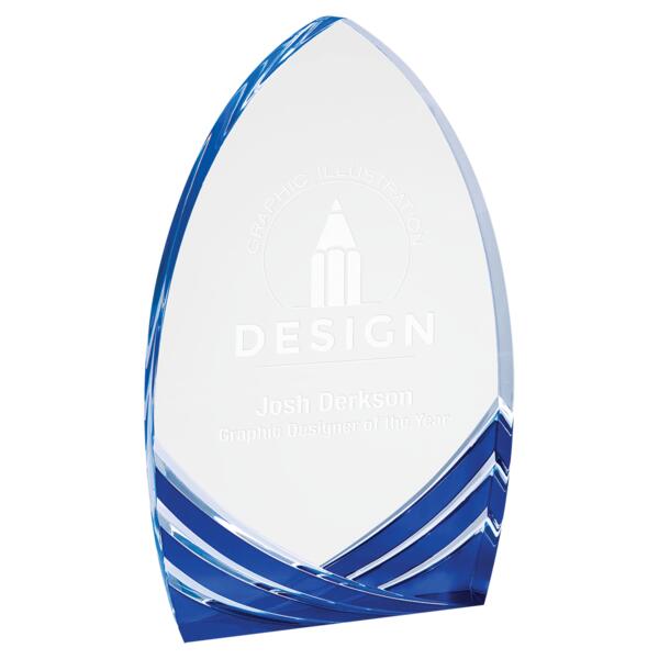 8" Blue Cathedral Soaring Acrylic Thumbnail