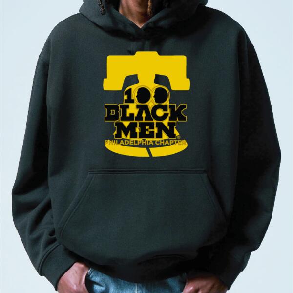 Bell 100 Black Men Hoodie Thumbnail